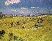 Vincent Van Gogh, Wheat Stacks with Reaper